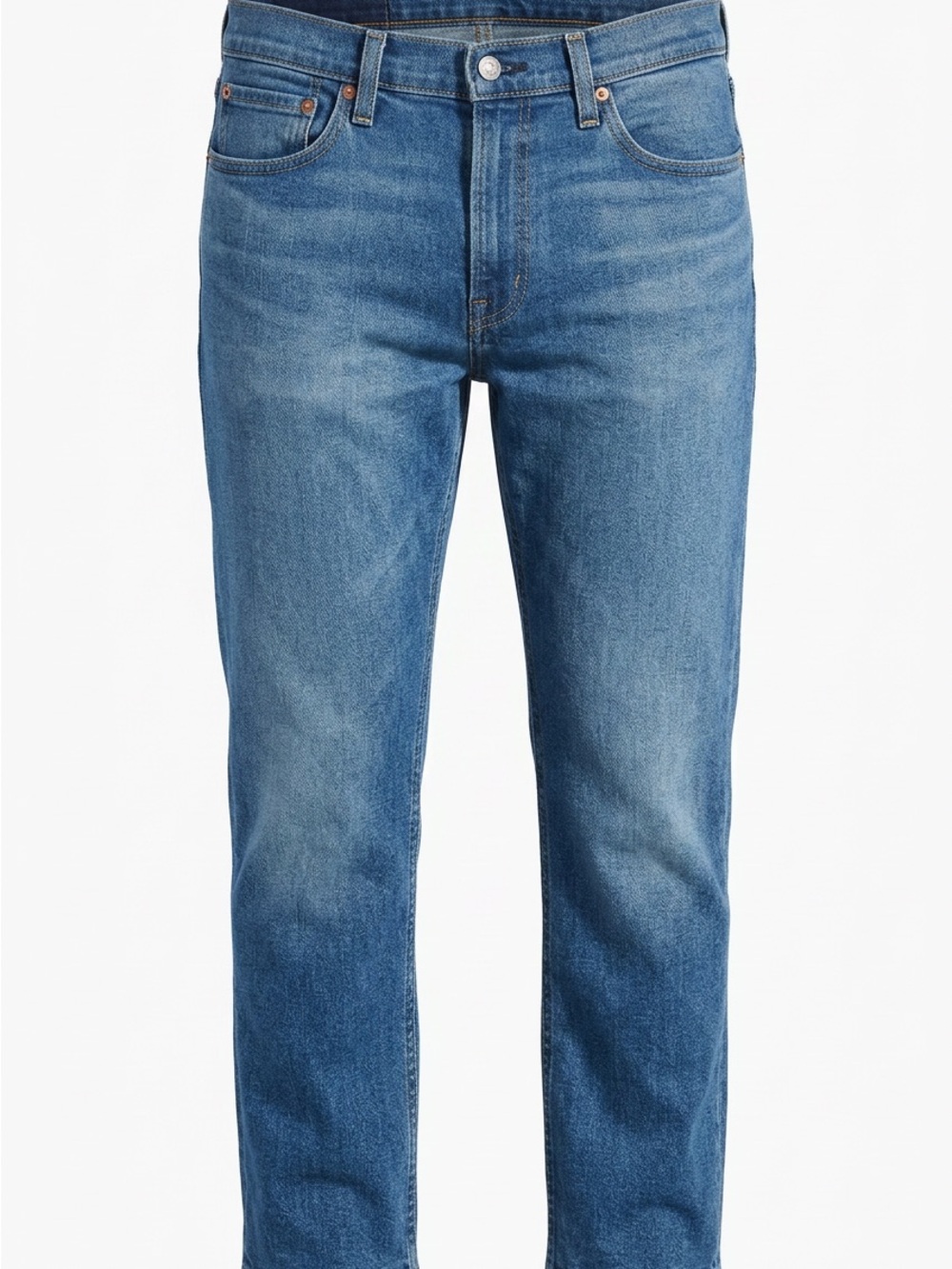 Men's Straight-Leg Jeans in Medium Blue Wash